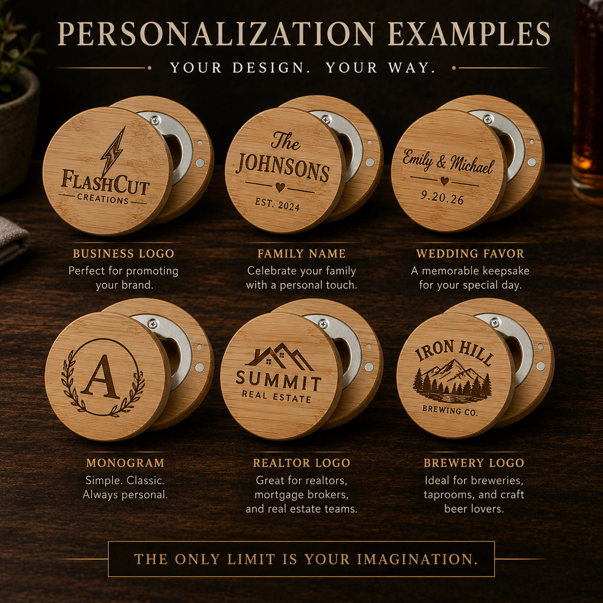 Round Bottle Openers