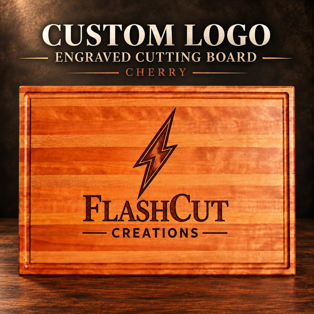 Custom Logo Cherry Cutting Board
