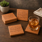 Handwritten Coaster Set