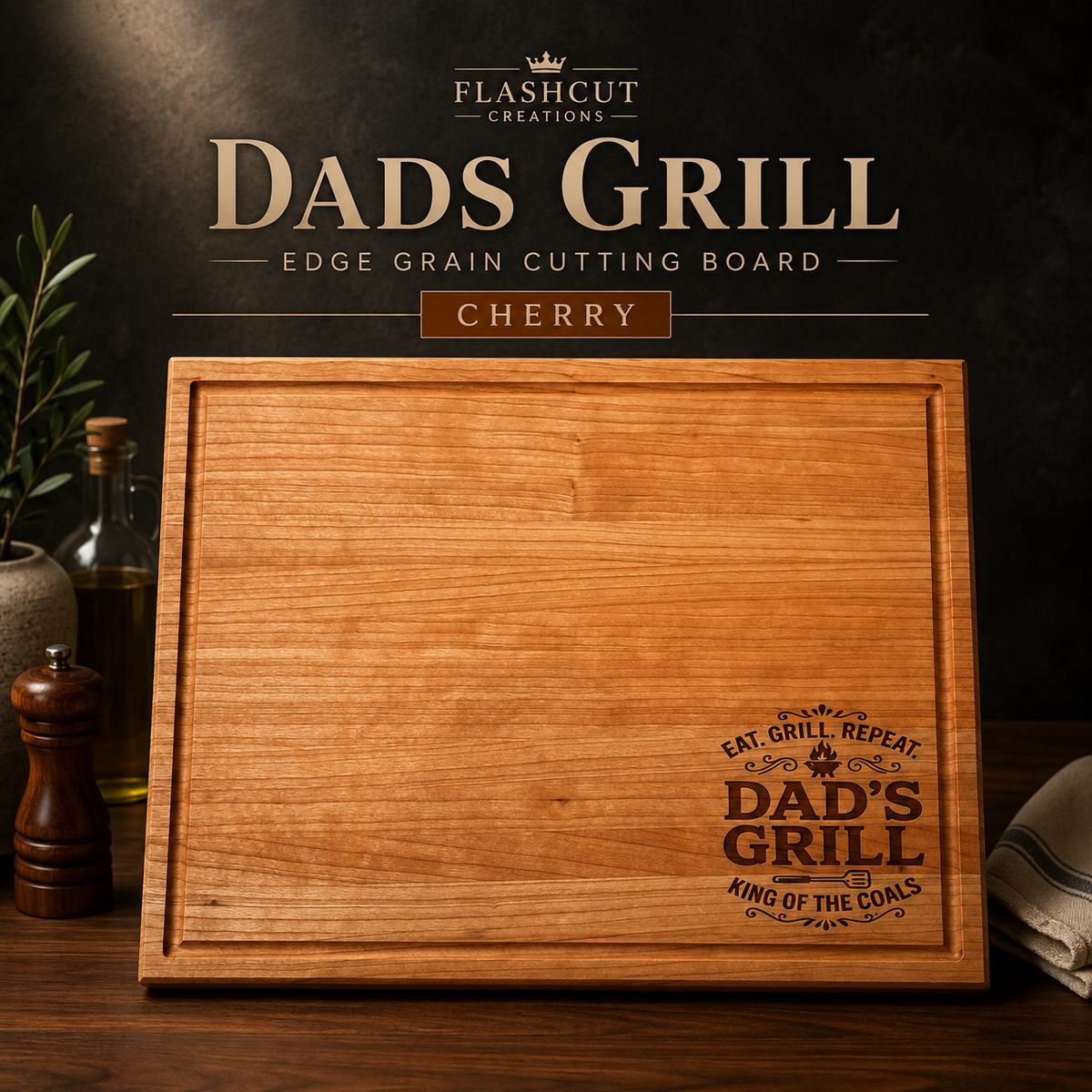 Dad's Grill Cutting Board