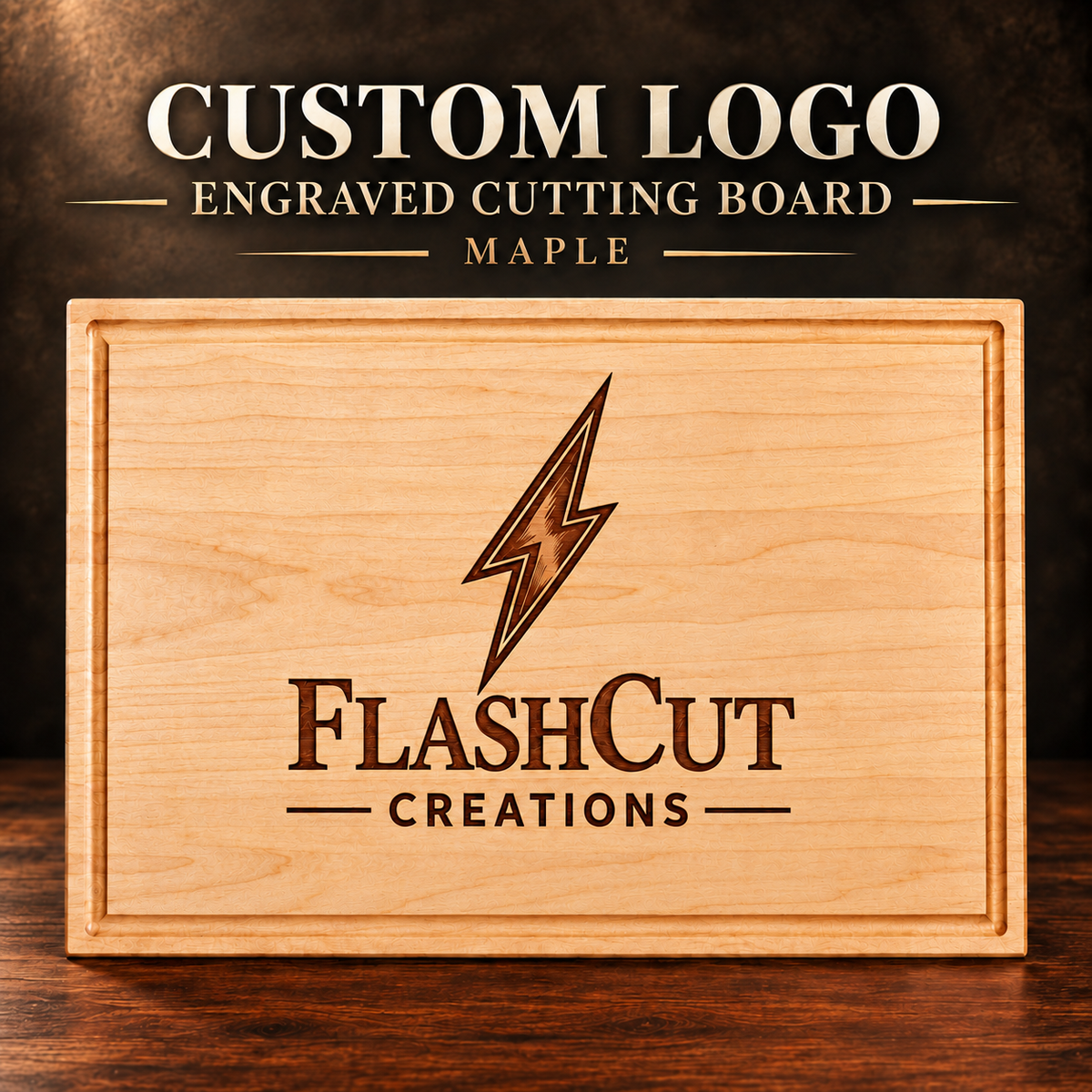 Custom Logo Maple Cutting Board