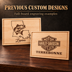 Custom Logo Maple Cutting Board