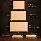 Custom Logo Maple Cutting Board
