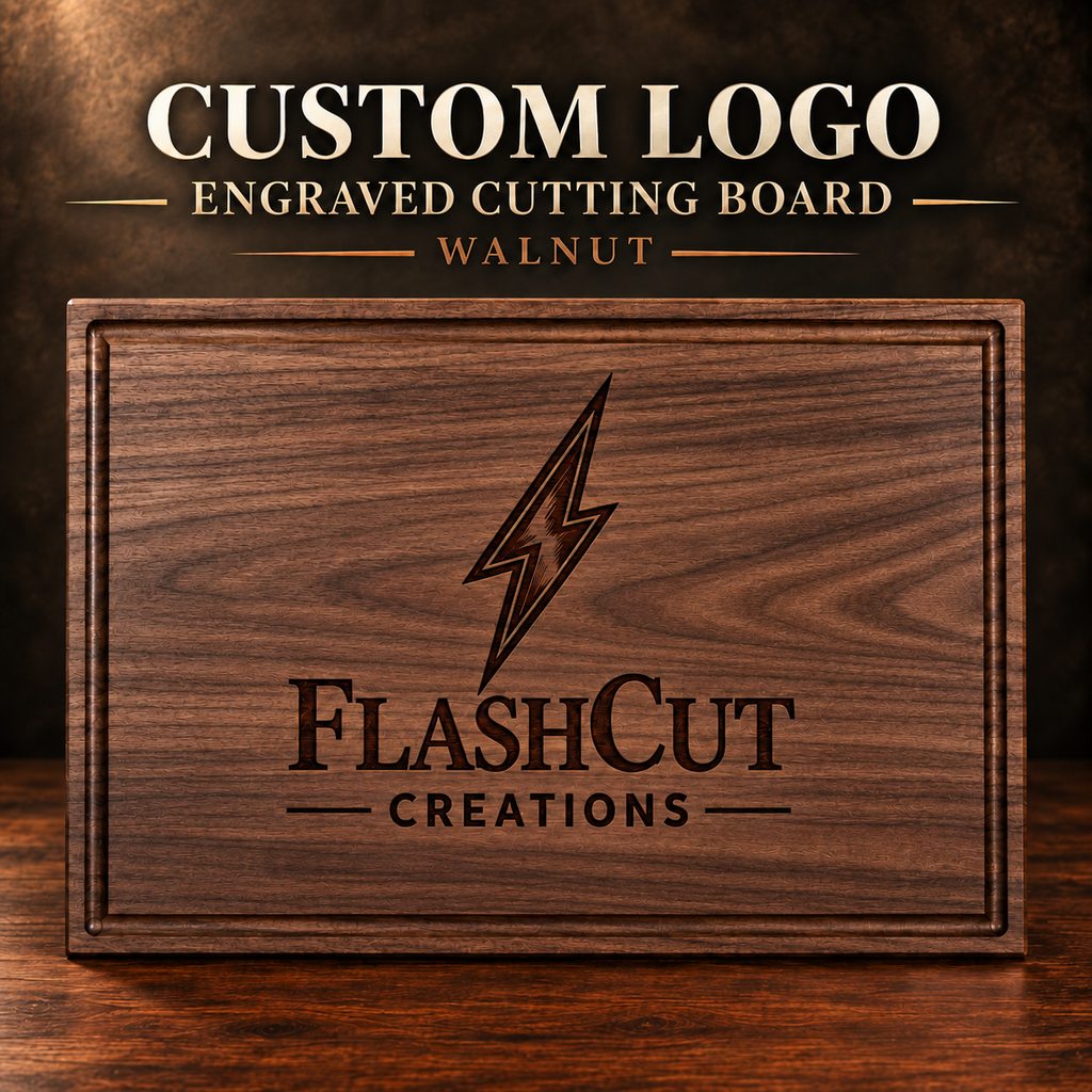 Custom Logo Walnut Cutting Board