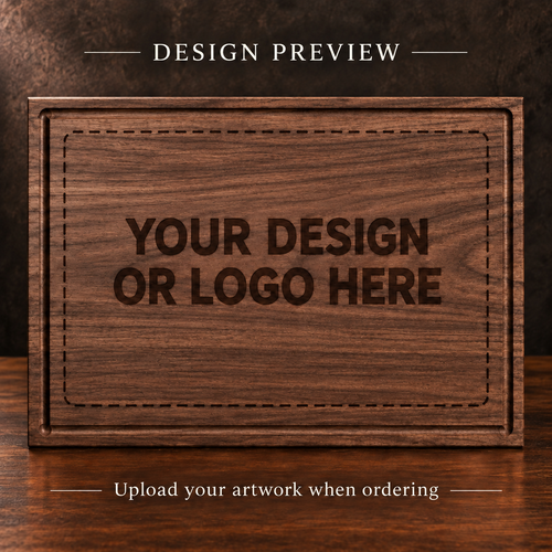 Custom Logo Walnut Cutting Board