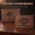 Custom Logo Walnut Cutting Board