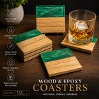 Wood & Epoxy Coasters