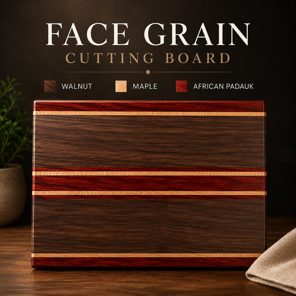 The Ember Face Grain Cutting Board
