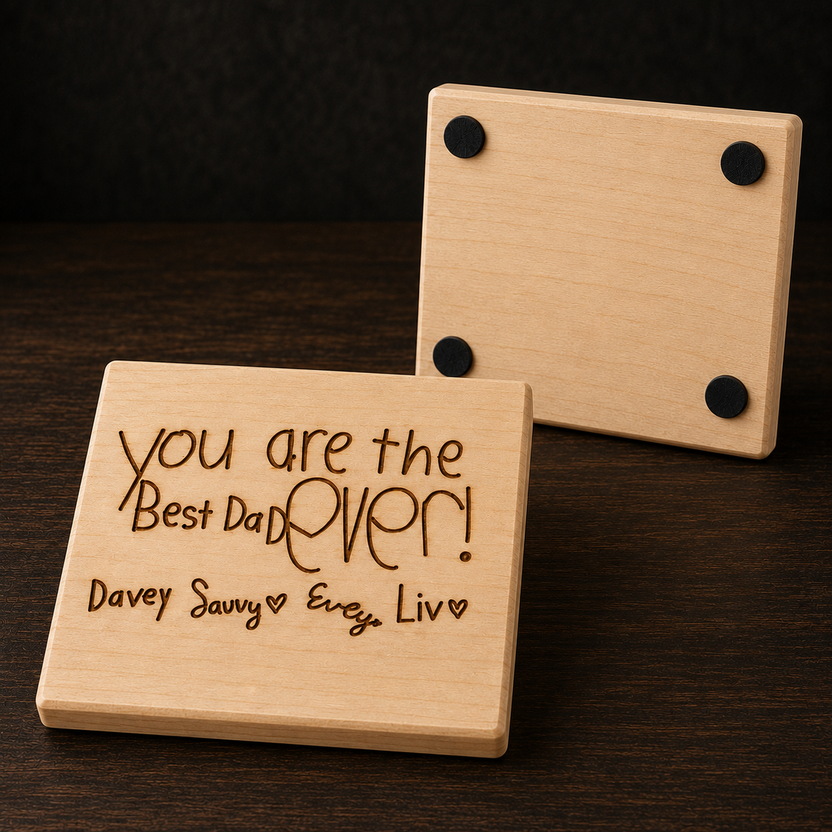 Handwritten Coaster Set