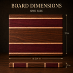 The Monarch Face Grain Cutting Board