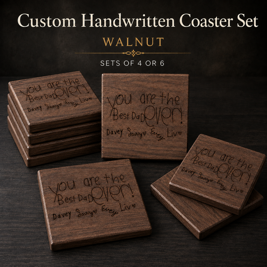 Handwritten Coaster Set