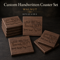 Handwritten Coaster Set