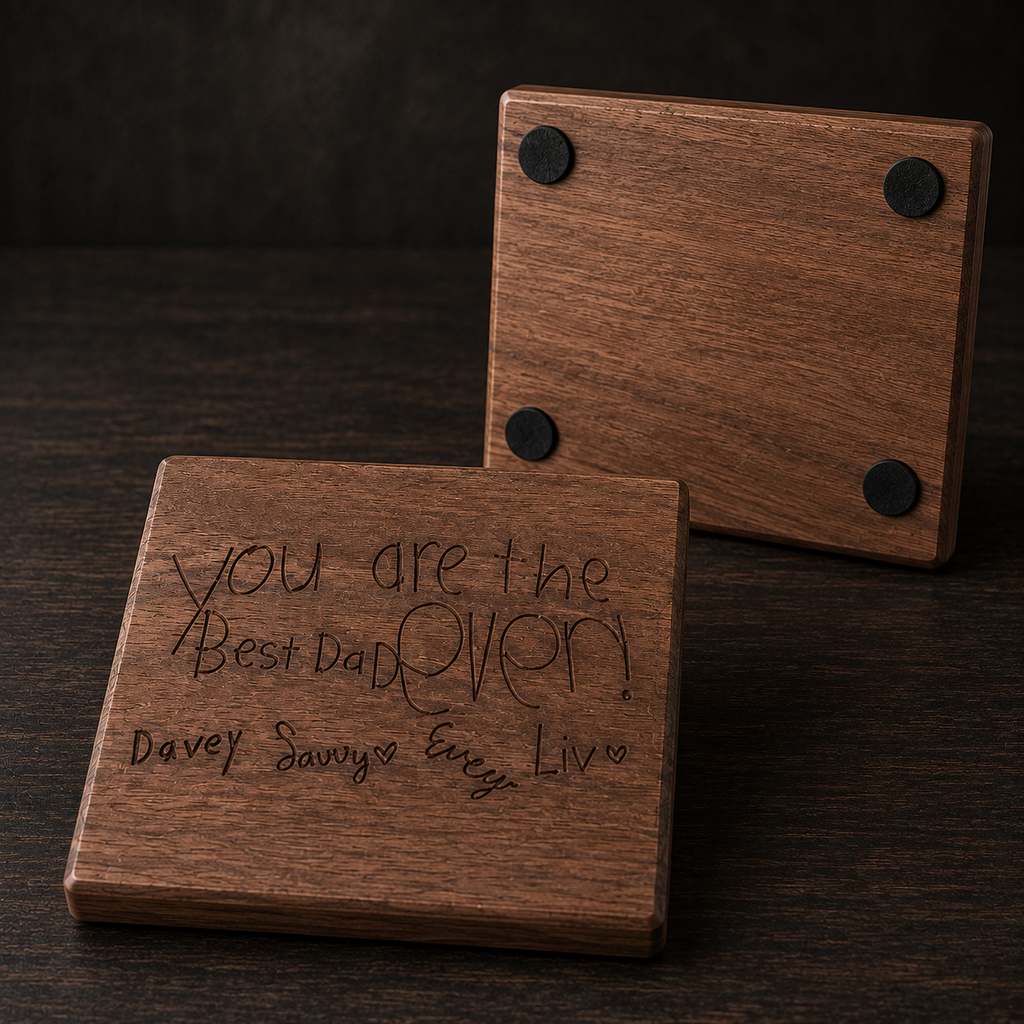 Handwritten Coaster Set