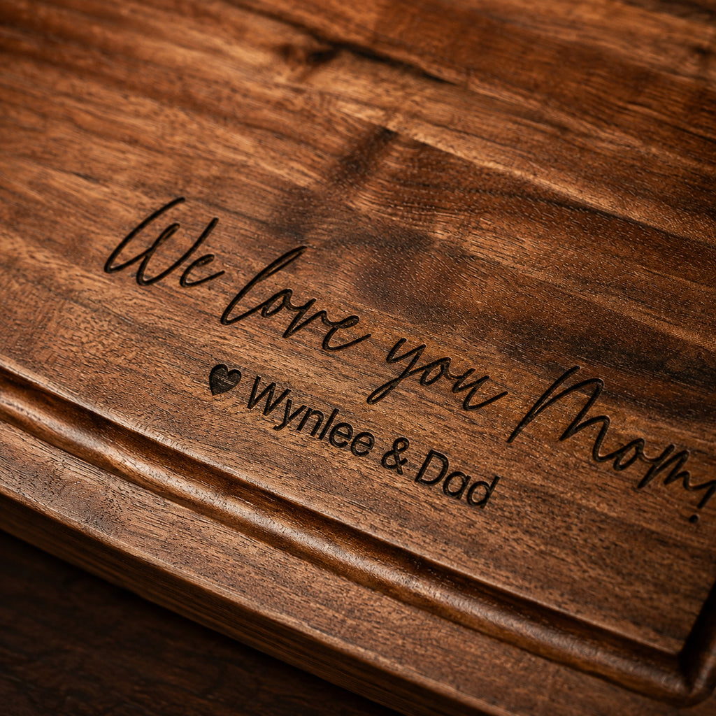 We Love You Mom- Walnut